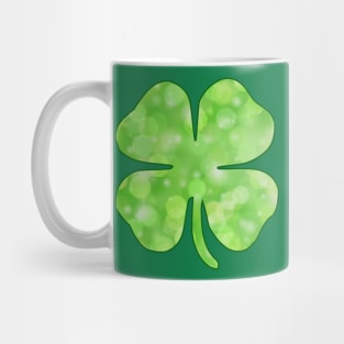 Shamrock Bokeh Mug